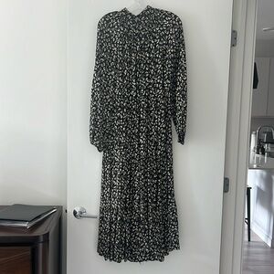 Zara printed maxi dress
